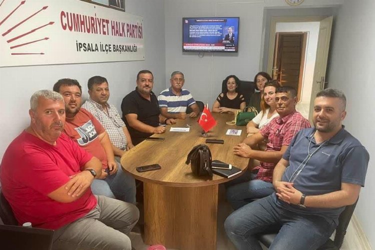 CHP'nin İpsala yönetimi görev bölümü yaptı -