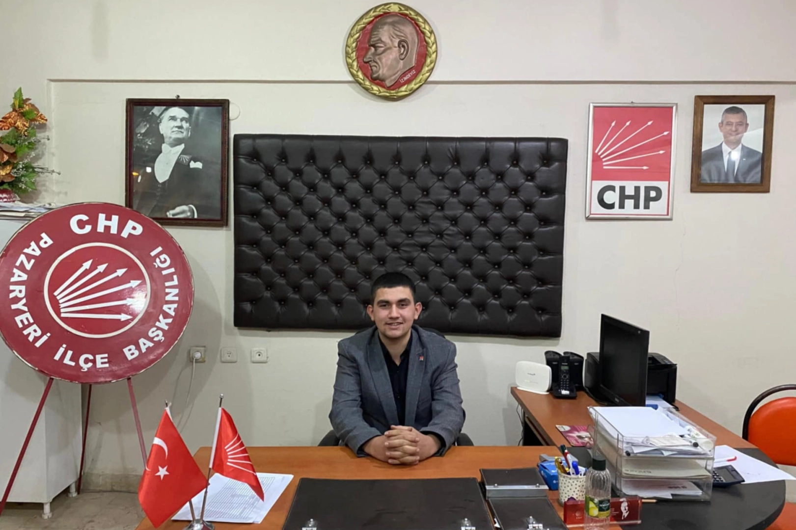 CHP Pazaryeri Gençlik kollarına Emirhan Ana getirildi -