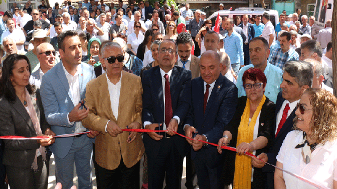 CHP SEÇİM BÜROSU AÇILDI