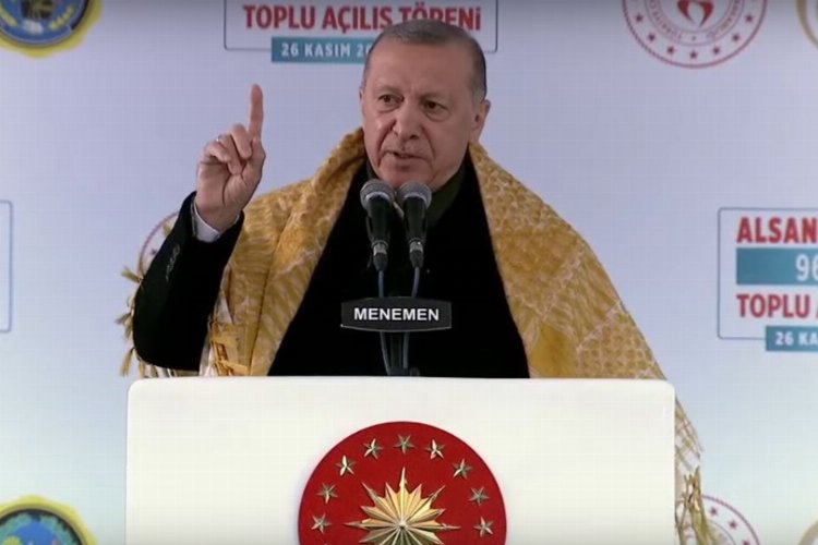 Cumhurbaşkanı Erdoğan'dan İzmir'de 'faiz' mesajı