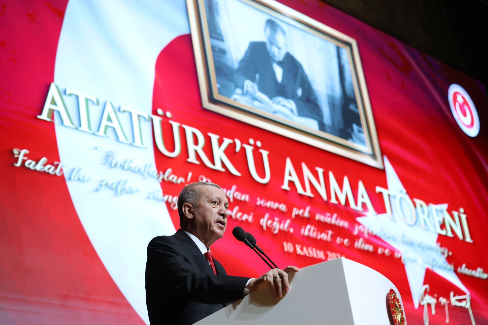 Cumhurbaşkanı Erdoğan: Beraberliği bozacak her söz ve eylem Mustafa Kemal'in emanetine ihanettir! -