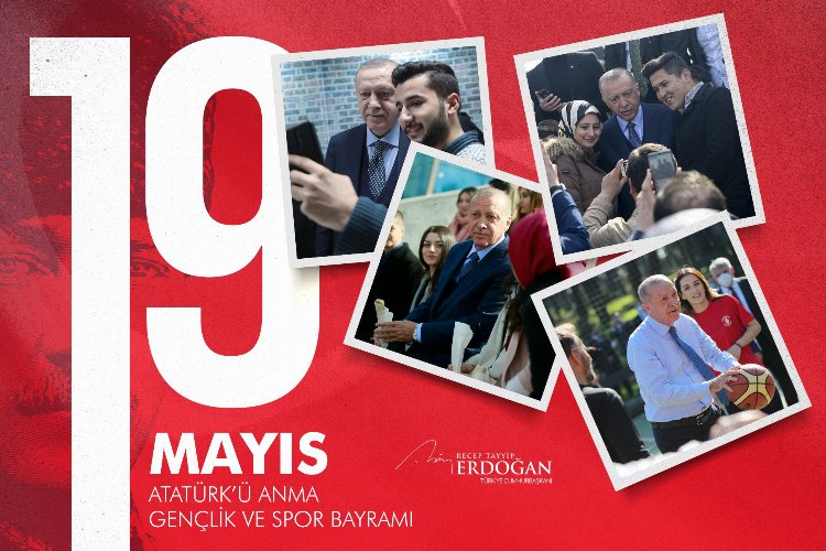 Cumhurbaşkanı Erdoğan'dan 19 Mayıs mesajı -