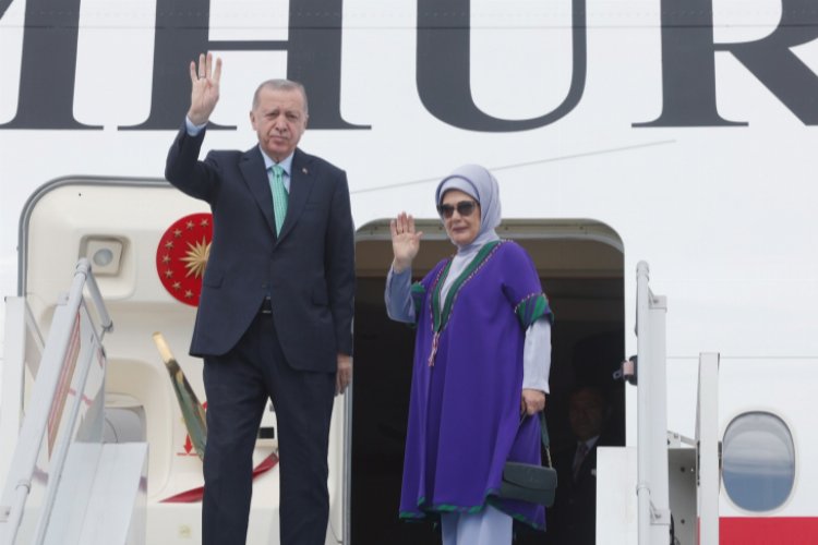 Cumhurbaşkanı Erdoğan Kazakistan’dan ayrıldı -