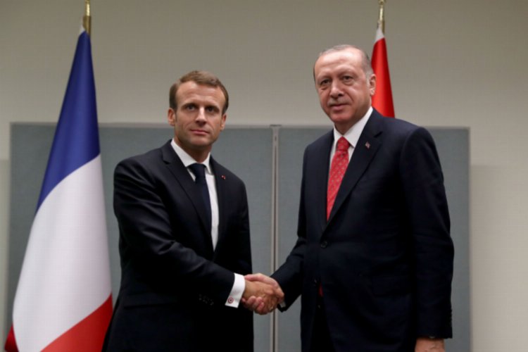 Cumhurbaşkanı Erdoğan, Macron ile görüştü -