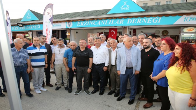 DARICA’DA ŞÖLEN ERZİNCANLILAR İLE DEVAM ETTİ