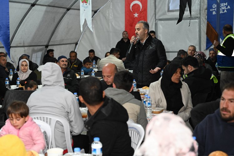 Deprem bölgesi Hatay'da Bursa'nın Ramazan bereketi -