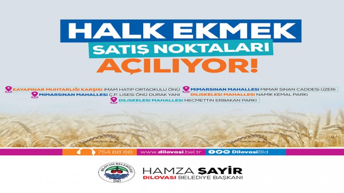 DİLOVASI’NDA “HALK EKMEK” SEVİNCİ