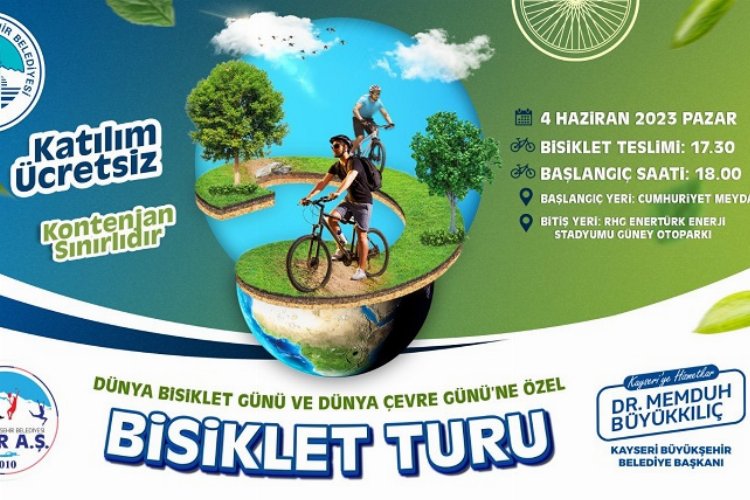 Dünya Bisiklet Günü Kayseri'de de kutlanacak -