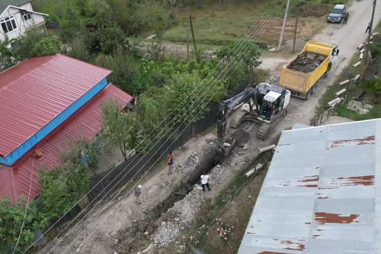 Düzce'de alt yapı çalışmalarına aralıksız devam -