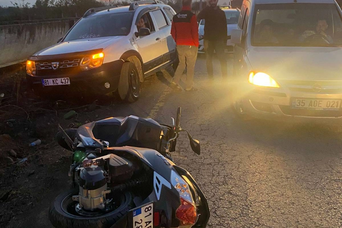 Düzce'de motosiklet kazası: 1 ölü -