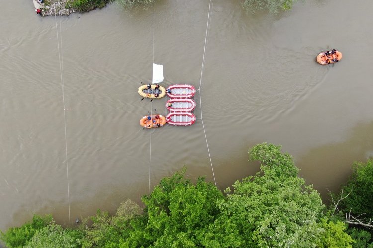 Düzce'de rafting heyecanı başladı -