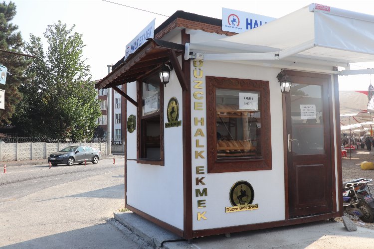 Düzce Halk Ekmek'te pide satışları başladı -