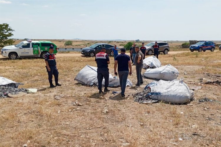 Edirne'de meraya katı atık döken şahsa ceza! -