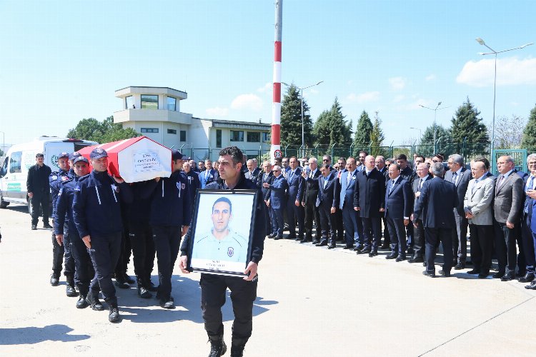 Şehit memur Bursa'dan Ağrı'ya uğurlandı -