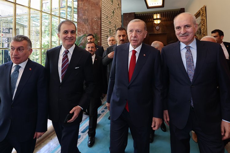 Erdoğan'dan Kurtulmuş'a ziyaret -