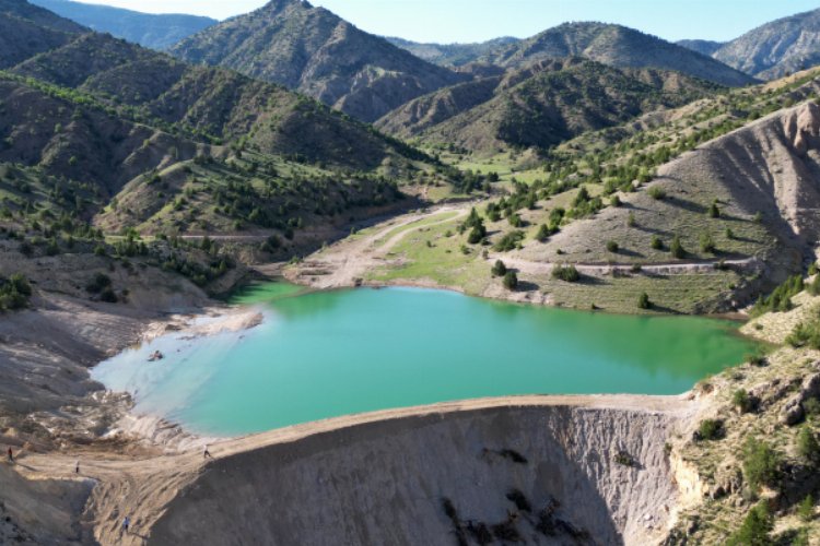 Erzurum'da göletler can simidi oldu -