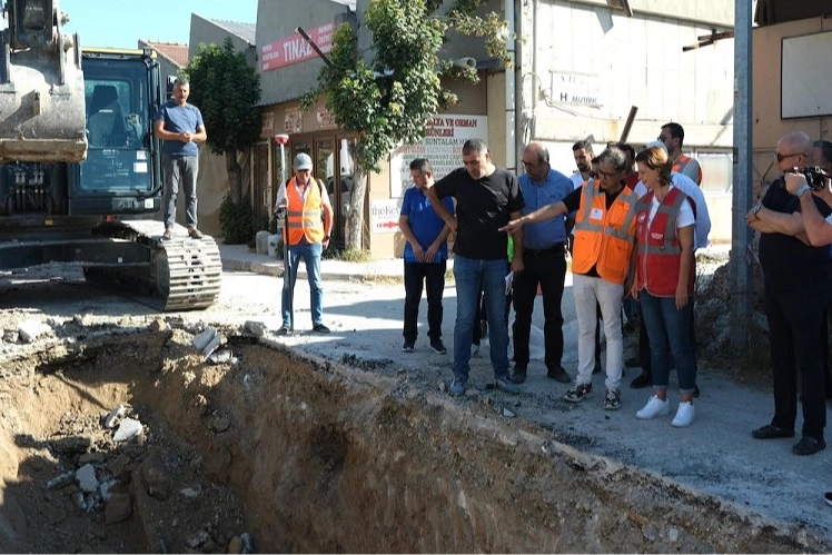 Eskişehir Büyükşehir'in altyapı çalışması sürüyor -