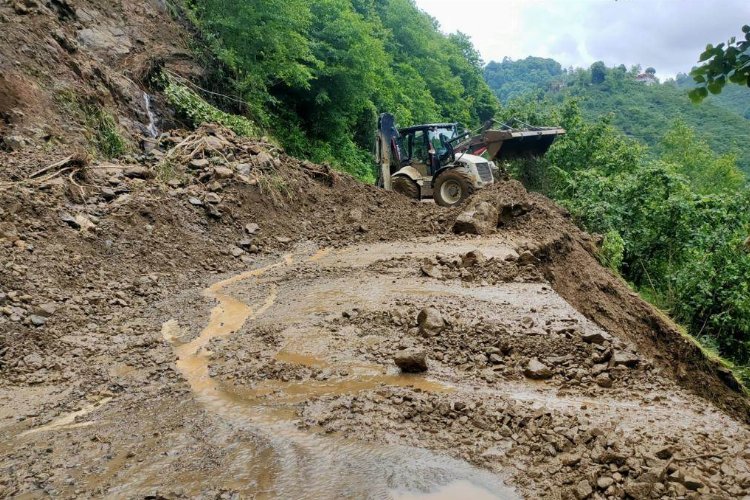 Felaketi belediye çalışanları önledi -