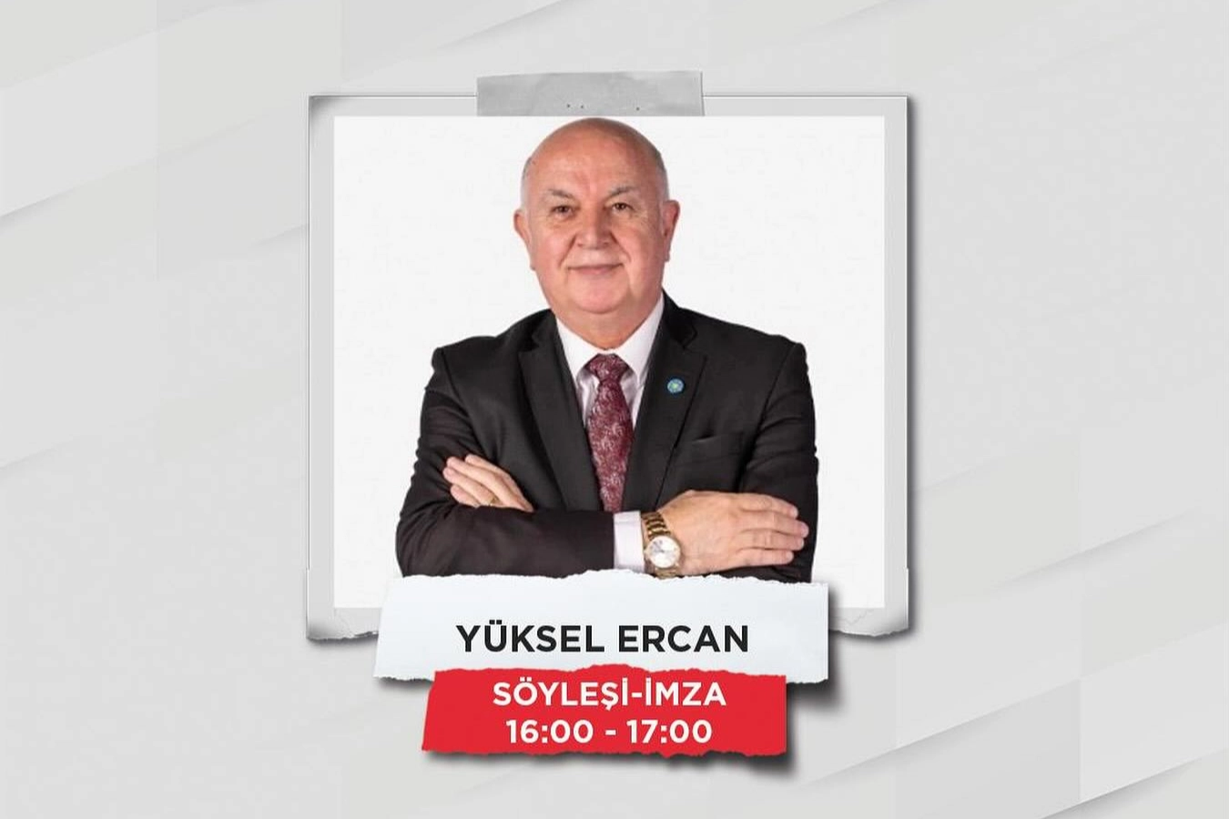 Gazeteci Yazar Yüksel Ercan, Niğde Kitap Fuarı'na katılıyor -