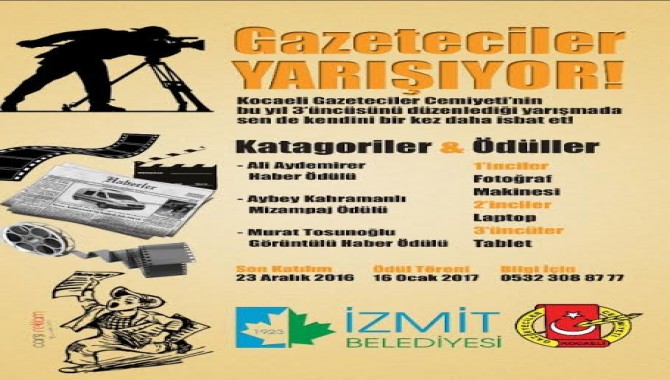 GAZETECİLER YARIŞIYOR