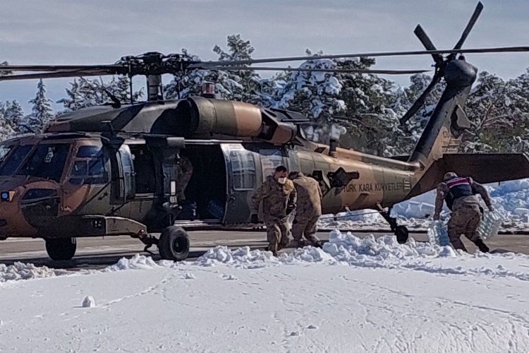 Gaziantep'e helikopter desteği -