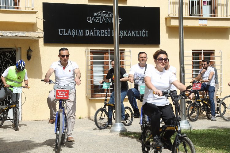 Gaziantep'te farkındalıklı pedal -