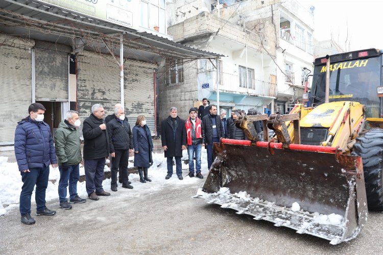 Gaziantep'te kar temizliği -