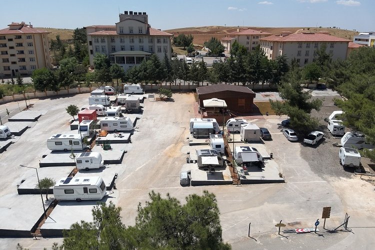 Gaziantep'te karavan konaklama alanı açıldı -