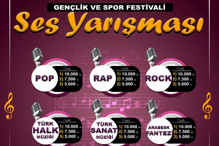 Gaziantep'te 'Ses' yarışması -