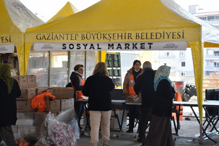 Gaziantep'te sosyal market kuruldu -