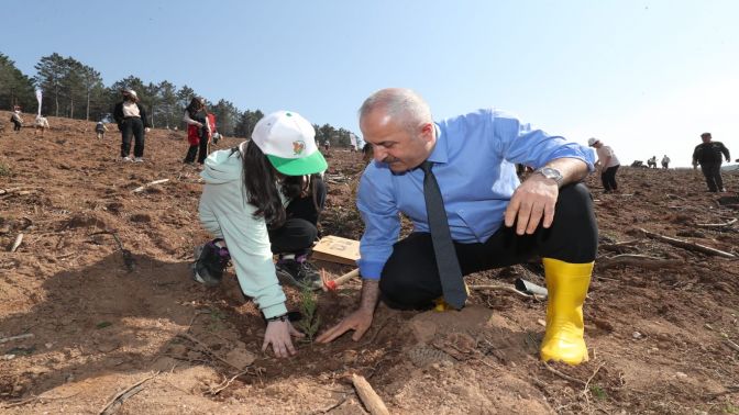 Gebze’de fidanlar toprakla buluştu