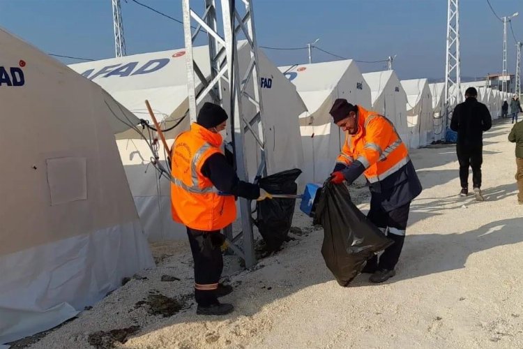 Gebze ekipleri Defne'de çalışmalarını sürdürüyor -