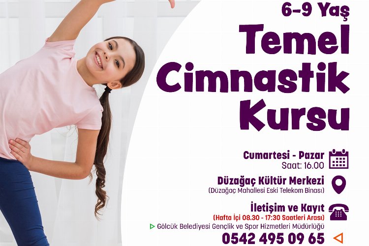 Gölcük'te temel cimnastik kursu başlıyor -