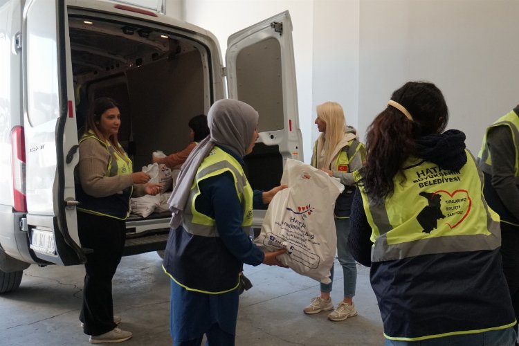 Hatay'da bağışlanan 2 ton mandalina depremzedelere ulaştırıldı -