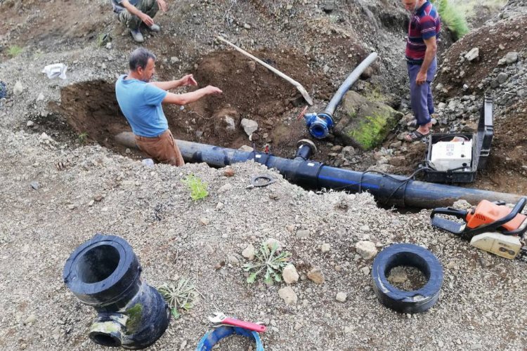 Hatay'da tarımsal sulamada yeni hatlara devam -