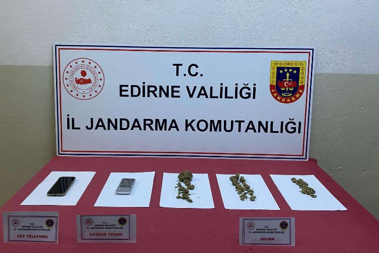 Havsa'da uyuşturucu operasyonu -