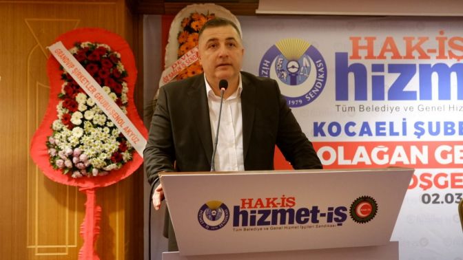 Hizmet-İş Sendikasında Ersoy güven tazeledi.