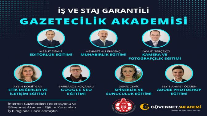 İGF Online Gazetecilik Akademisi Başlıyor