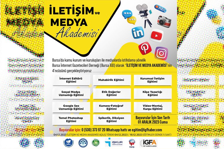 İletişim ve Medya Akademisi başlıyor -