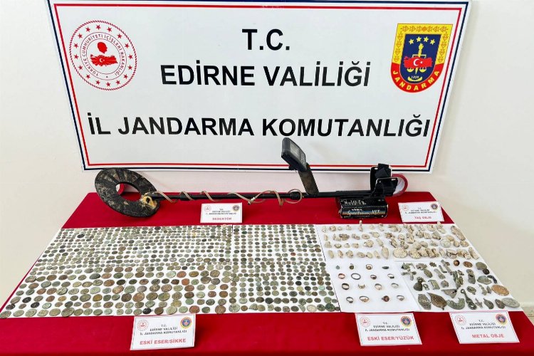 İpsala’da 1085 tarihi eser ele geçirildi -