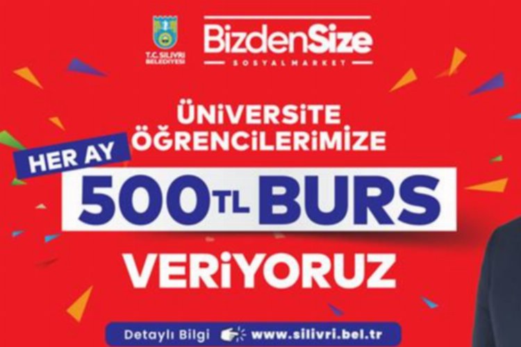 İstanbul Silivri'den üniversitelilere aylık 500 TL burs -