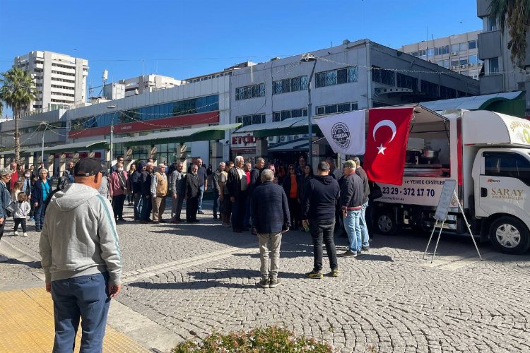 İzmir'de İZDEDA maden işçileri için lokma döktürdü -