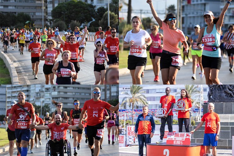 İzmir için koştular, ödülleri kaptılar -