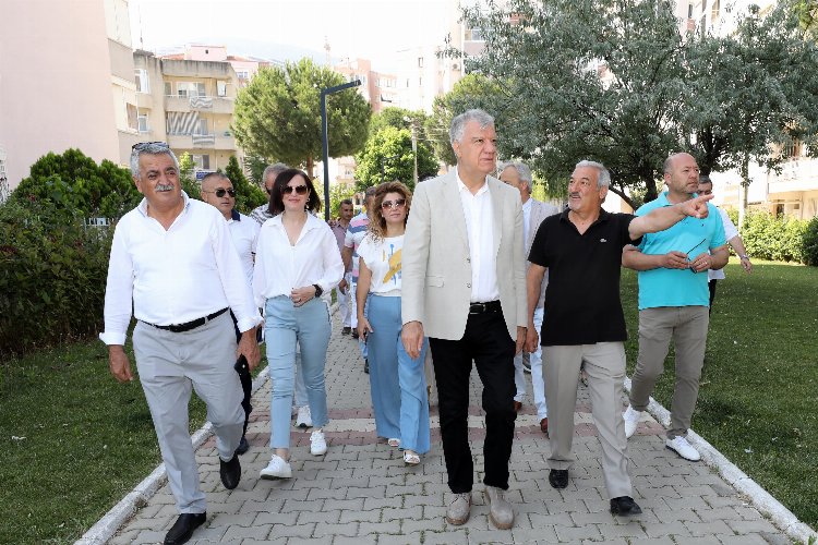 İzmir Narlıdere'de Başkan Engin'den mahalle gezilerine devam -