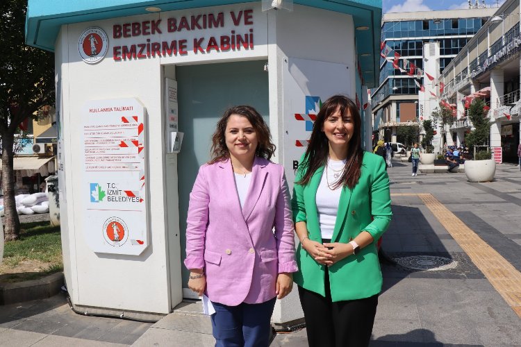 İzmit'te emzirme kabinine yoğun ilgi -