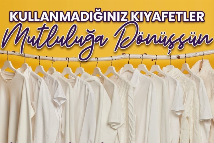 İzmit'te kıyafet bağışı dayanışması -