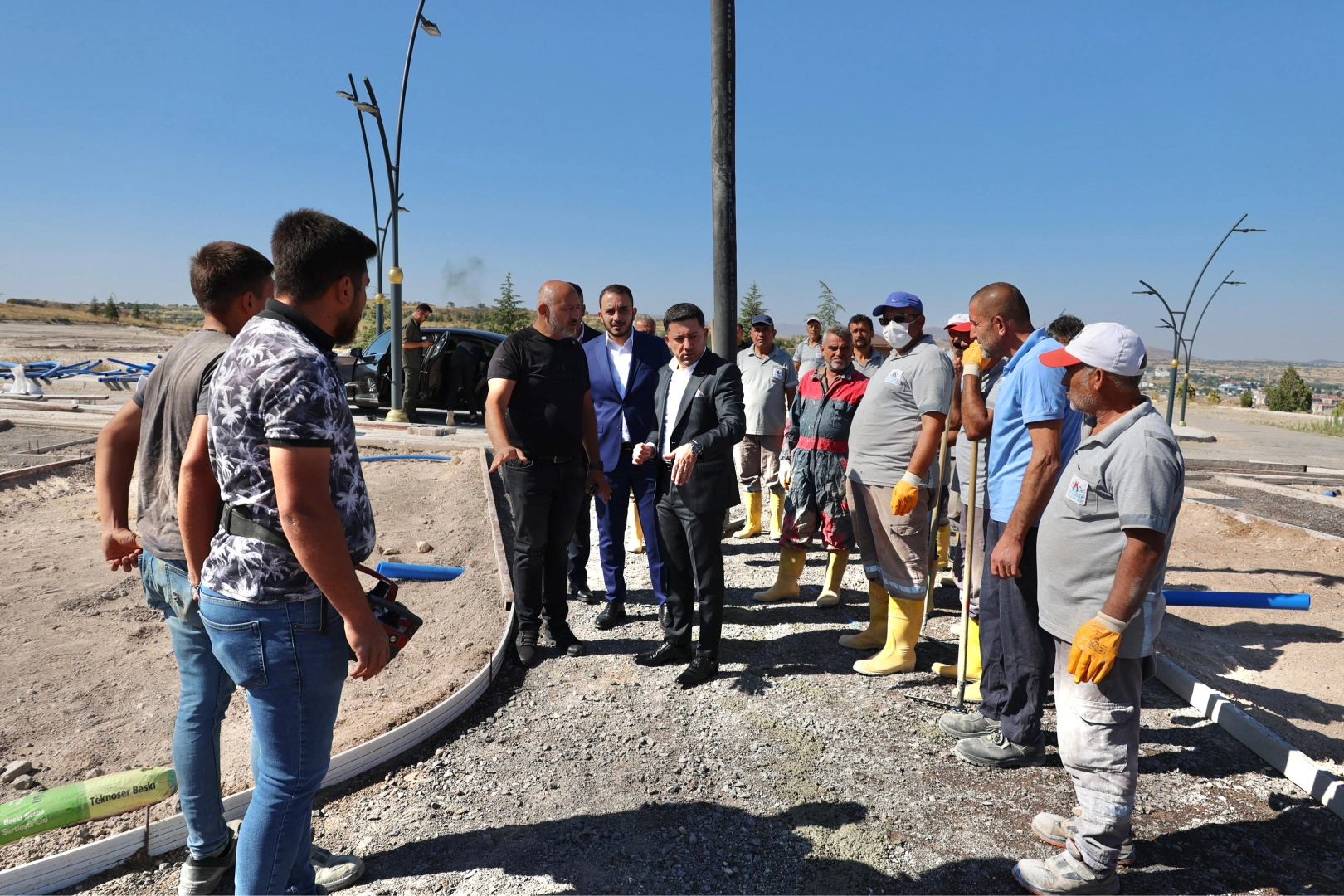 Kahveci Dağı rekreasyon alanına ilk beton atıldı -