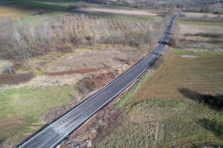 Kandıra Akçakese-Boşnaklar yolunda üstyapı tamam -