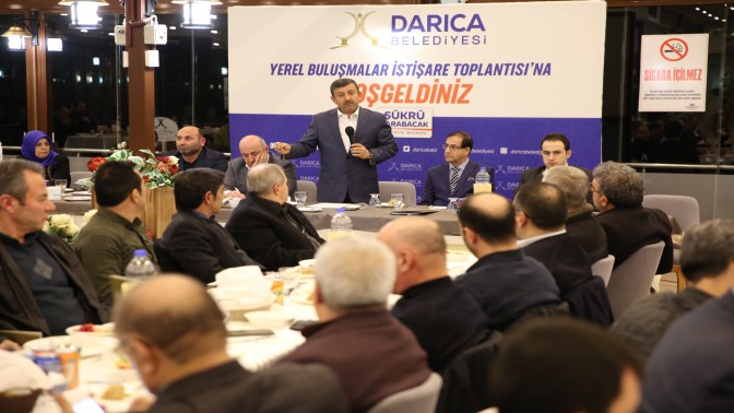 KARABACAK STK BAŞKANLARIYLA BİR ARAYA GELDİ