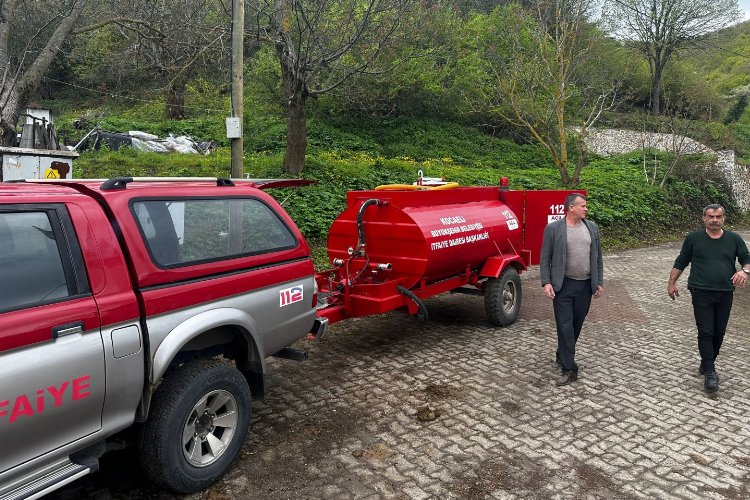 Karamürsel Tahtalı Mahallesi'ne yangın söndürme tankeri -